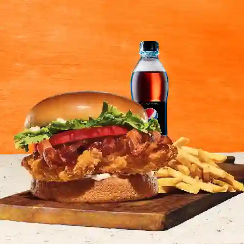 Bbq Bacon Crispy Chicken Combo