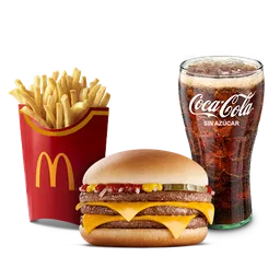 Mccombo Grande Triple Hamburguesa Con Queso