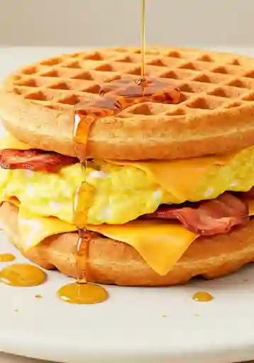 Egg & Bacon Pandewaffle