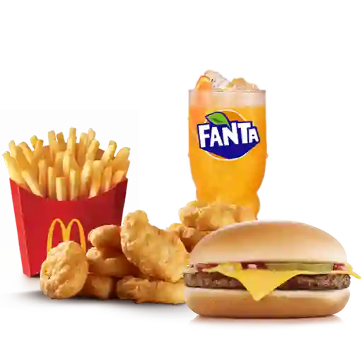 Mccombo Mediano 10 Nuggets + Hamburguesa Con Queso