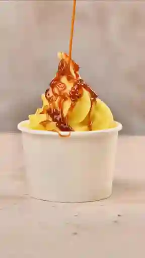 Helado Y Salsa Caramelo