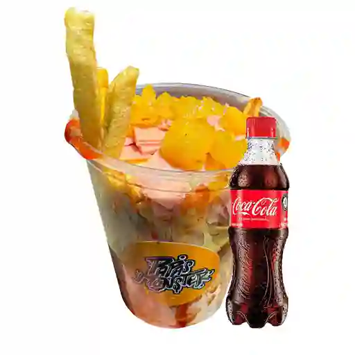 Papas Hawaina + Gaseosa 400 Ml