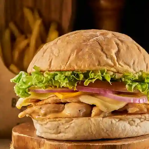 Chicken Bacon Doble + Papas