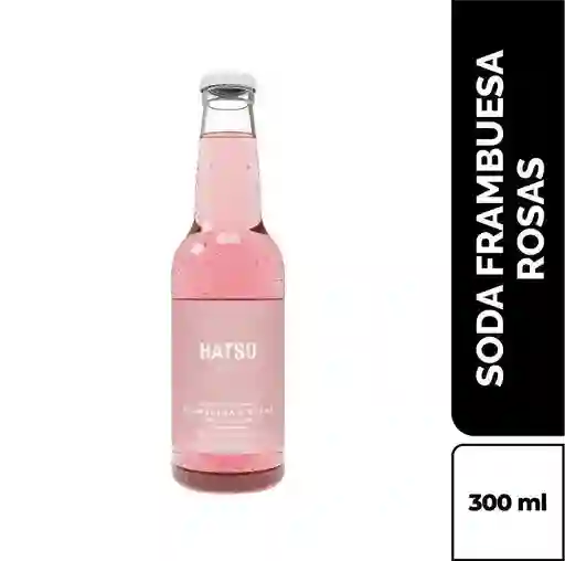 Soda Hatsu De Frambuesa Y Rosas 300 Ml 