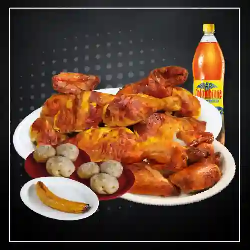 Mega Combo Asado Pollo Y Medio