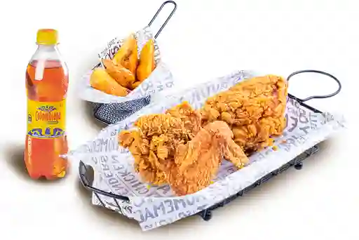 Combo Cuarto Pollo Apanado Oferta