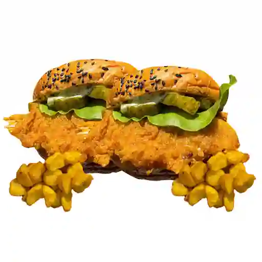 2x1 Monster Chicken + 2 Papas