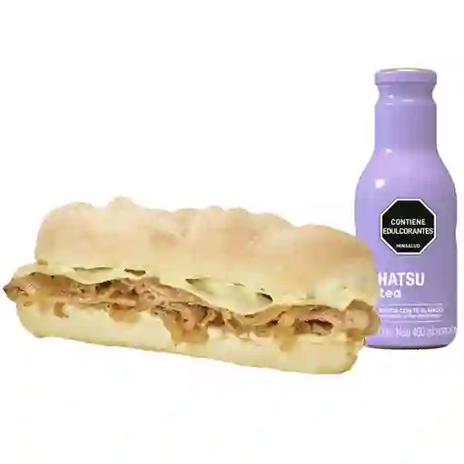Combo Sándwich De Cerdo Con Cebolla Cara