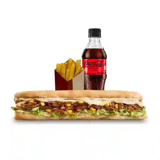 Combo Grande Sándwich Costilla