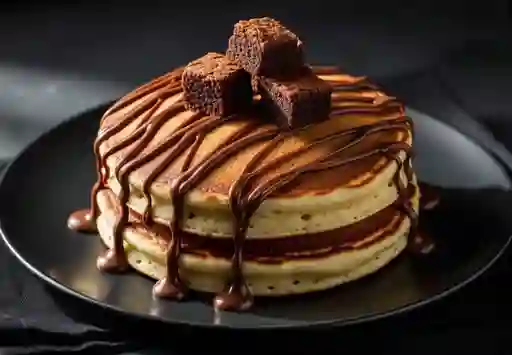 Pancakes De Brownie Y Nutella