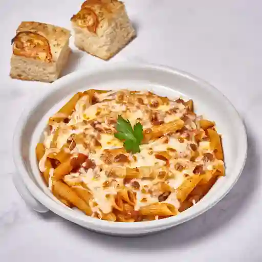 Penne Bolognesa Gratinado