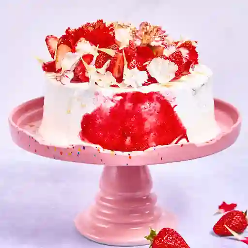 Torta Chocoblanco Y Frutos Rojos Mediana