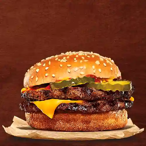 Hamburguesa Bk Jr Doble