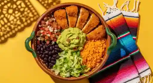 Bowl De Pollo Apanado 