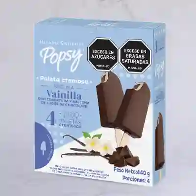 Paleta Vainilla Cubierta De Chocolate