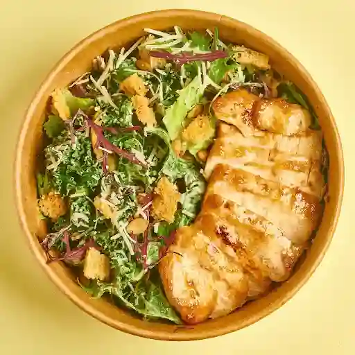 Ensalada César Miso Con Pollo.