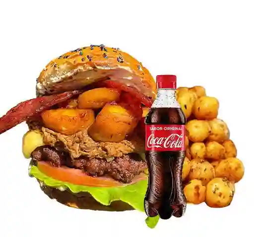 Combo Oiga,mire,vea+papas+bebida250 Ml