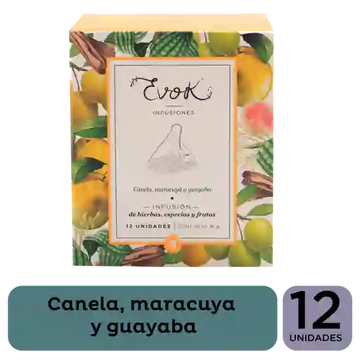 Infusión Por 12 Unidades Canela Maracuyá