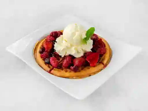 Waffle Frutos Del Bosque