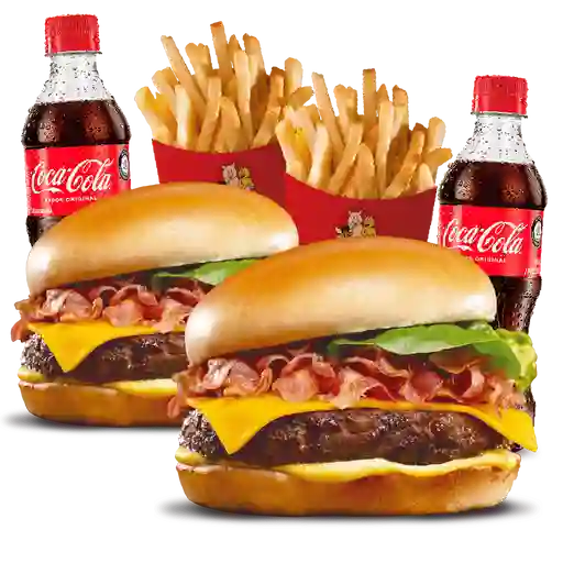 Burgerduo La Nuestra + 2.coca-cola*