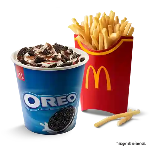 Mcflurry Oreo + Papas Grandes