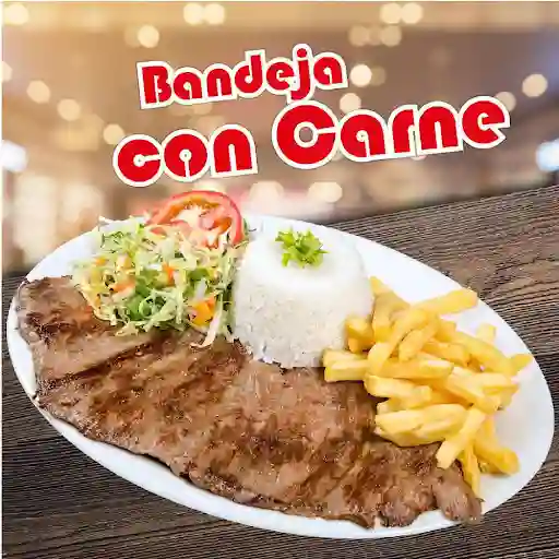 Bandeja Con Carne