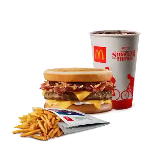 Mccombo Mediano Stranger Burger Sandwich 1 Carne