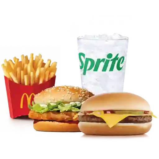 Mccombo Mediano Mcpollo + Hamburguesa Con Queso