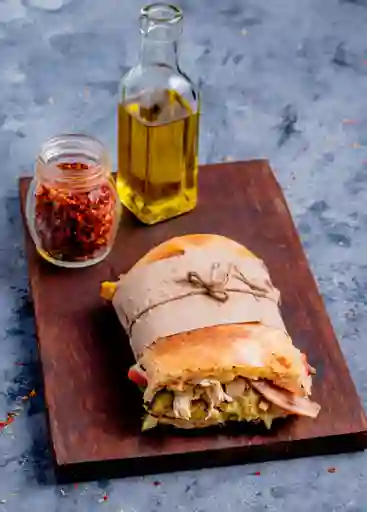 Panini Pollo Y Vegetales