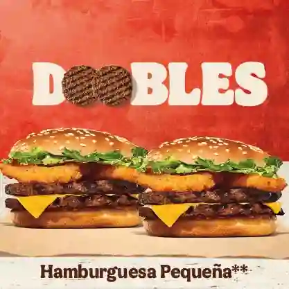 Promo Dobles Bbq Burger Jr Doble + Bb...