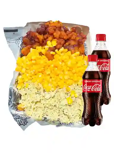 Mata Hambre 2 Personas + 2 Bebida Gratis