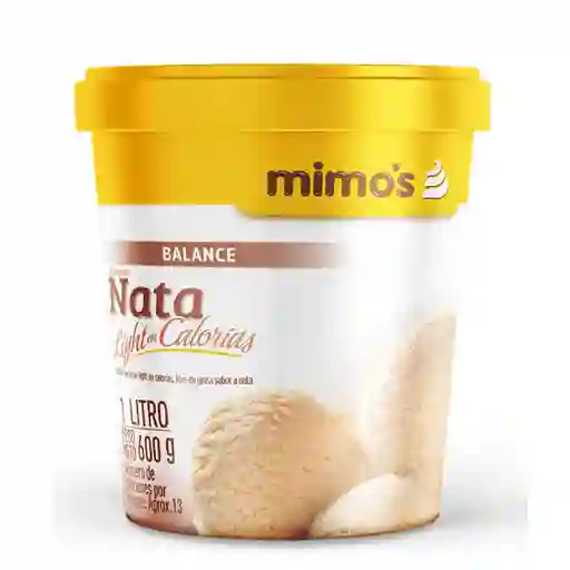 Litro Helado Light Nata