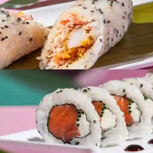 Philadelphia Roll + Kani Shrim