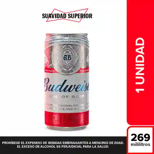 Cerveza Budweiser Lata 315ml