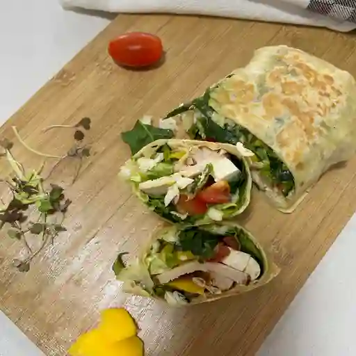 Wrap De Jamón De Pollo