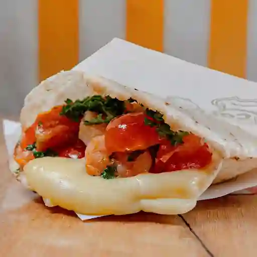 Arepa Fit Camarones Al Vino