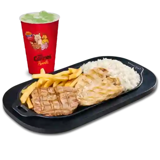 Promo Mixta Pechuga Y Cerdo + Limonada