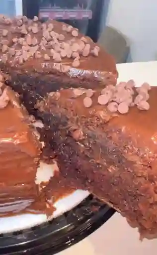 Porción De Torta Chocobrownie