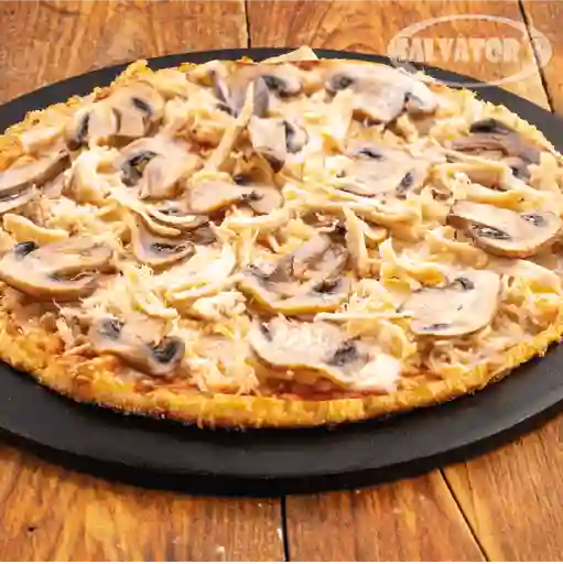 Pizza Pollo Champiñones