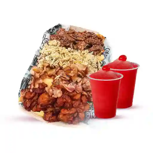 Salchipapa Dtodito + 2 Limonadas