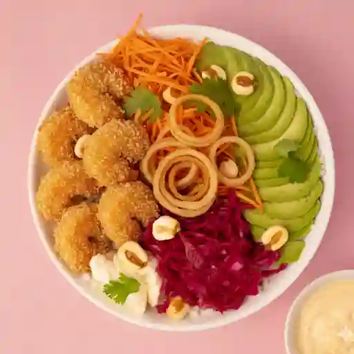 Crispy Shrimp Poke Grande