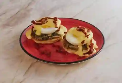 Huevos Benedictine Con Espinaca