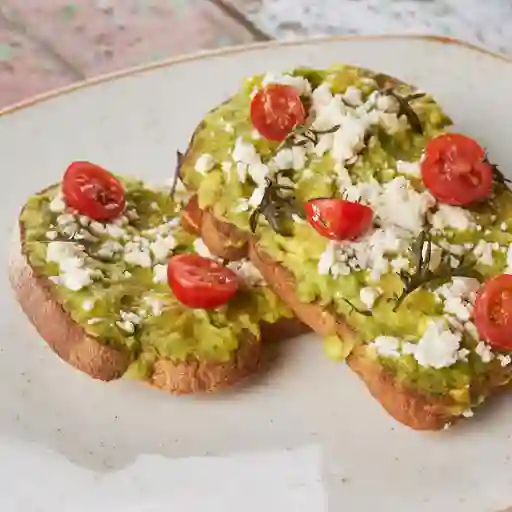 Tartine Aguacate Y Queso Feta