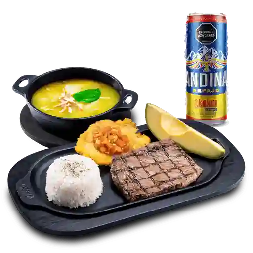 Montañero + Sopa +  Andina