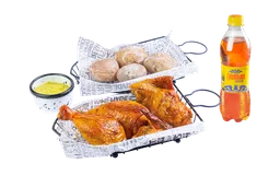Combo Medio Pollo Asado