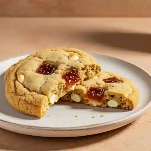 Galleta De Chocolate Blanco Y Bocadillo