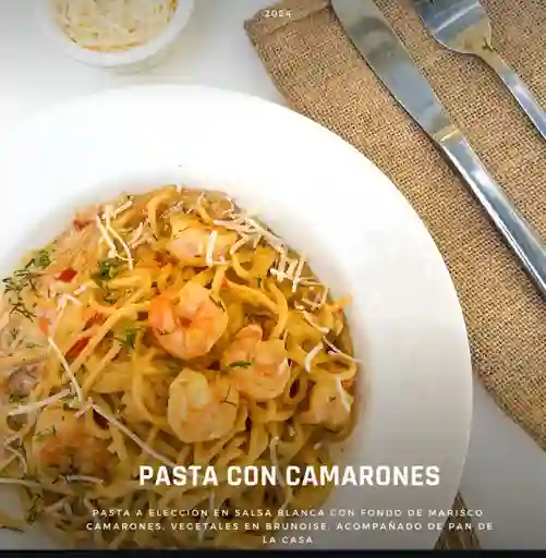 Pasta Con Camarones