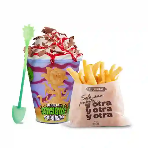 Malteada Drácula + Papas