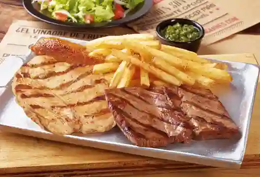 Mixto De Res Y Pollo
