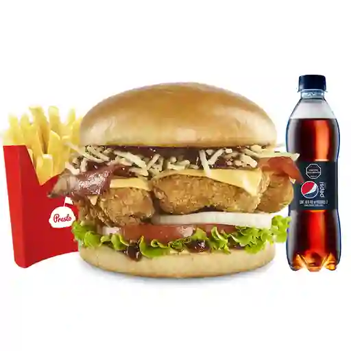 Combo Hamburguesa Pollo Crispy